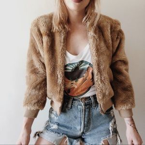 faux fur jacket